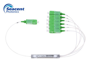 1x6 miniplc Splitser, Ftth-Goede het Kanaaluniformiteit van de Vezel Optische Splitser
