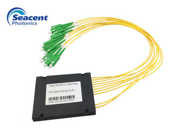 De Cassetteplc van FTTH FTTB FTTX PON 2X8 APC van Splitserssc Schakelaartype