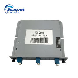 1270~1610nm passieve Cwdm Mux, Vezel Cwdm 4 Kanaal 3 Jaargarantie