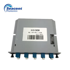 Professionele Vezel Optische CWDM Mux Demux 8 Kanalen met 1270~1610nm