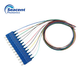 12 de Vezel Optische Vlecht UPC Poolse 2.0m 3.0mm van Sc van de kleurenstraal met pvc-Jasje