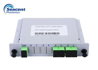 Tussenvoegseltype 1x4 Cassetteplc Hoge Stabiliteit van het Splitsers de Passieve Optische Netwerk