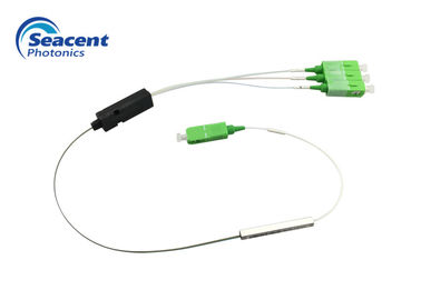 1x3 taktype PLC Splitser/Hoge de Vezel Optische Audiosplitser van het Terugkeerverlies