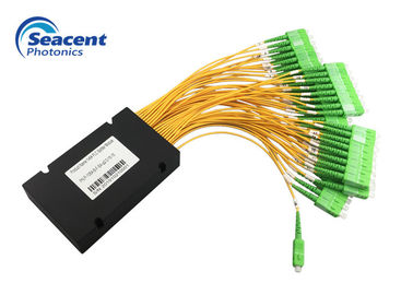 Hoge stabiliteit Cassettetype splitter 1X32 PLC-splitter voor bekabeld tv-internet