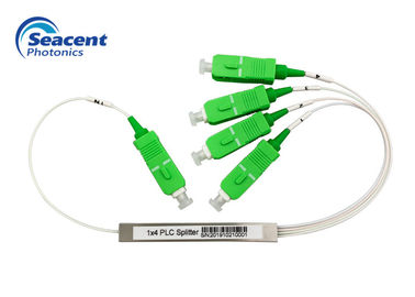 Mini Optische Plc van de Type1x4 Vezel Splitser met SC/APC-Verlies van de Schakelaar het Lage Toevoeging