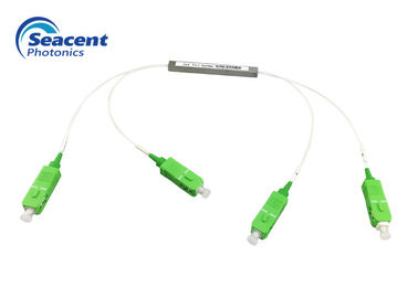 SC APC 1x8 PLC Splitter Single Mode Fiber Optic PLC Splitter voor FTTH
