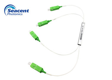 Micro Type 1x2 Glasvezel PLC Splitter SC APC Voor FTTH FTTB FTTX PON
