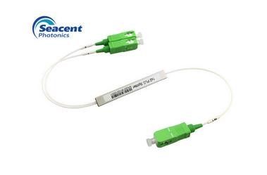 Passieve Optische de Koppelings Micro- van de Netwerk1x2 Vezel Type Goede Kanaaluniformiteit
